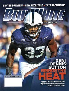 Blue White Illustrated October 2025 cover